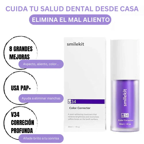 Smilekit Espuma Morada Blanqueadora